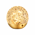 SunGlow Sunset Lamp spherical crystal globe glowing warm golden light on white background